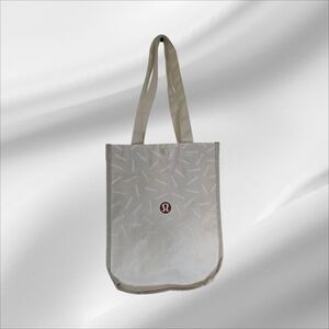 Lululemon Athletica Cream Tote Bag Minimalist Design